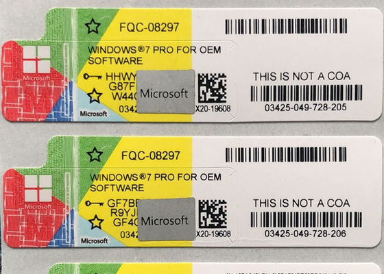 نرم افزار Windows 7 Professional Key / Win 7 Pro Sticker Online activation