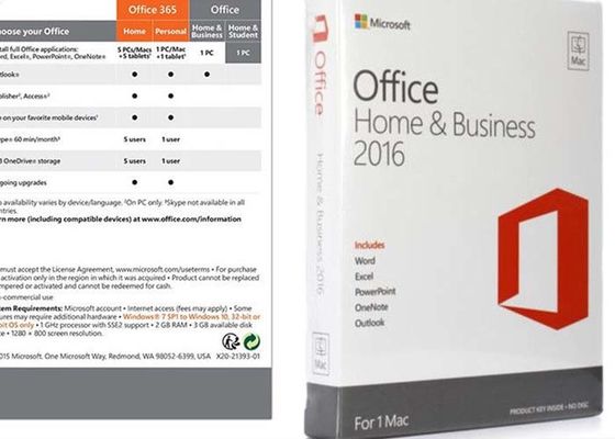 32 بیتی 64 بیتی Microsoft Office 2016 کلید دیجیتال خانگی و تجاری